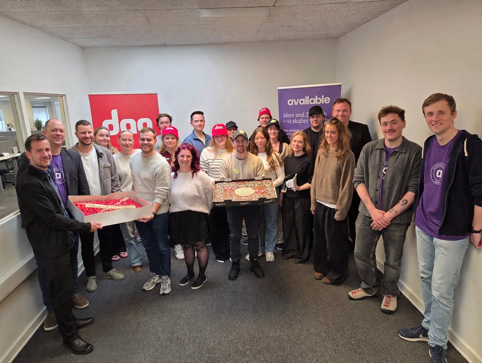 Teams fra dao og Available samlet til go-live med Zendesk