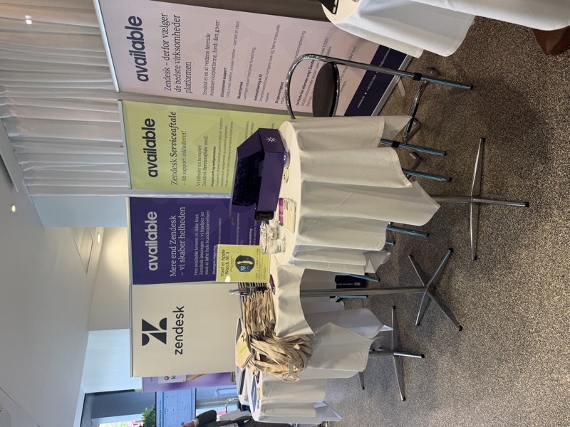 Available's stand at KISS 2025 with roll-ups about Zendesk and More than Zendesk